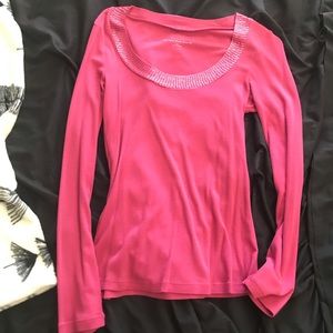 Pink Express Long Sleeve Tee